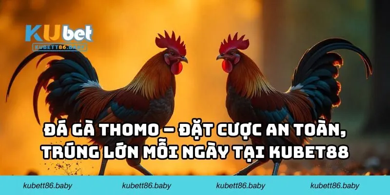 Đá gà thomo – Đặt cược an toàn, trúng lớn mỗi ngày tại Kubet88